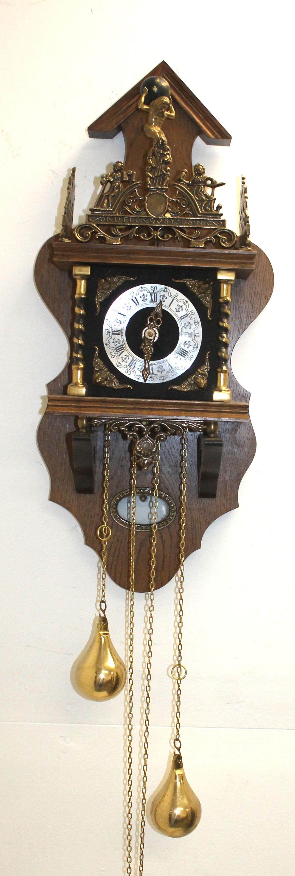 Modern atlas wall clock - 25" tall (1 of 4)