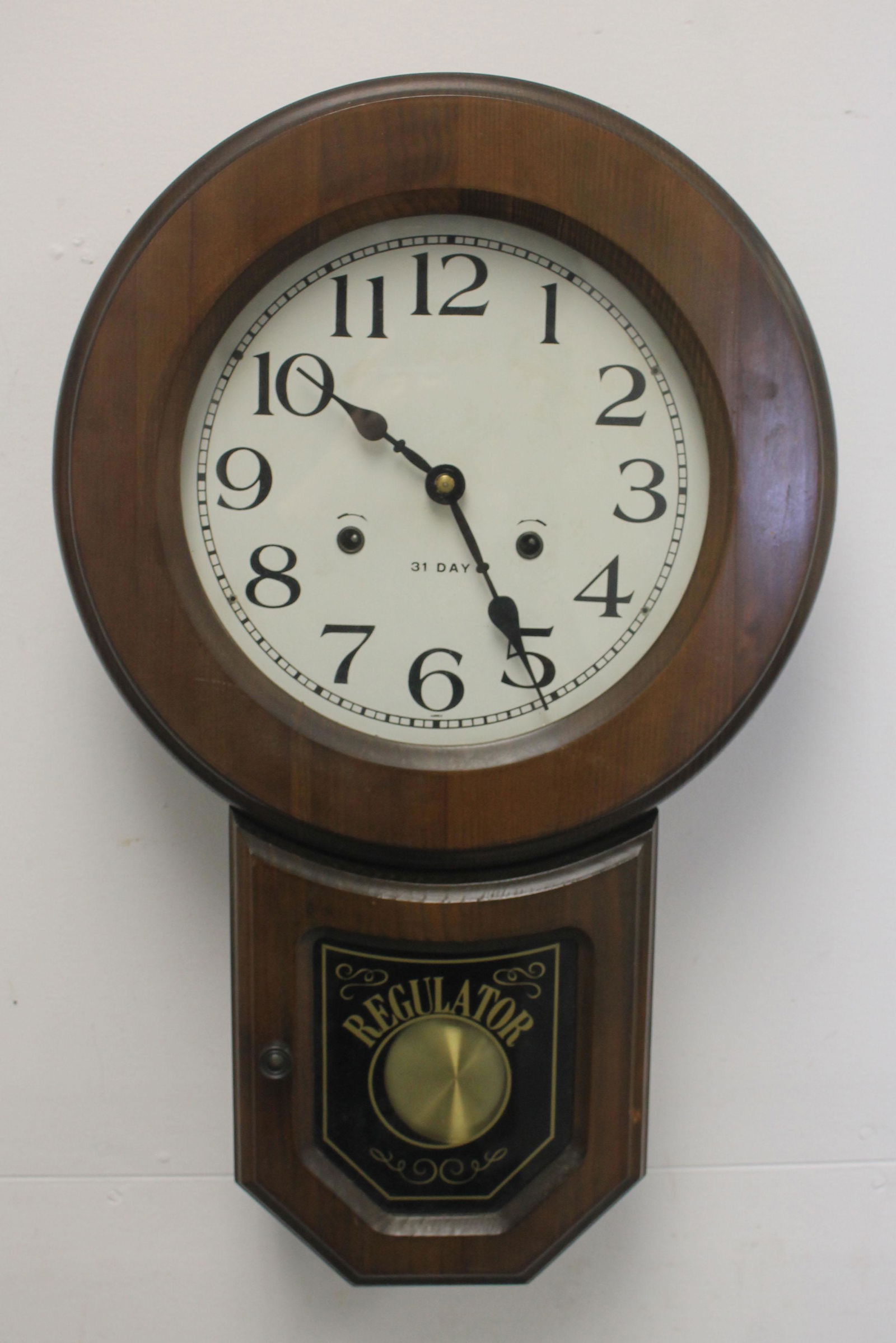 Korean 31 Day calendar wall clock - 22"x13 3/4" (1 of 3)