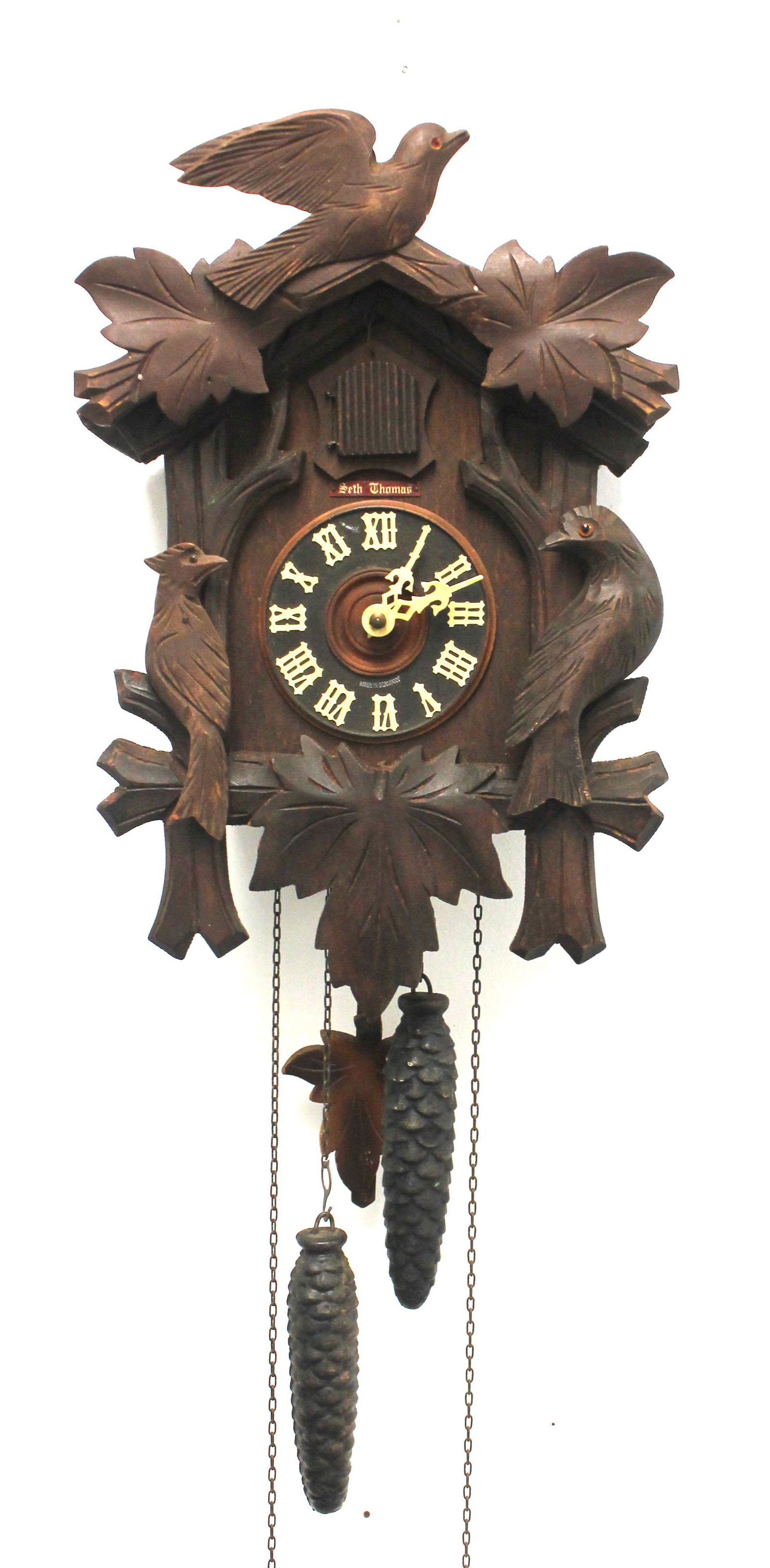 Seth Thomas cuckoo clock - 12 1/2"x8 1/2" (1 of 5)