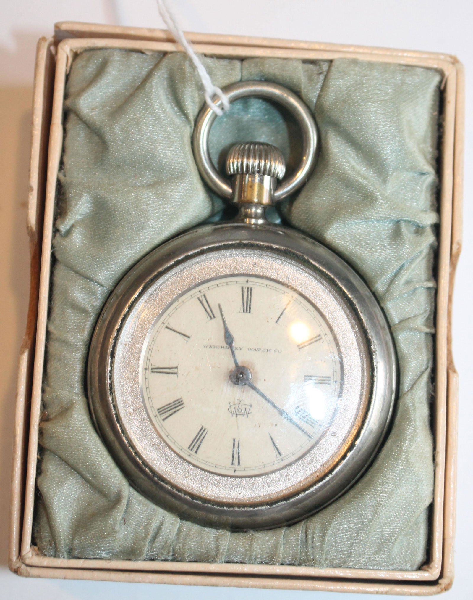 Waterbury Watch Co Series C pocket watch in orig box w (1 of 3)