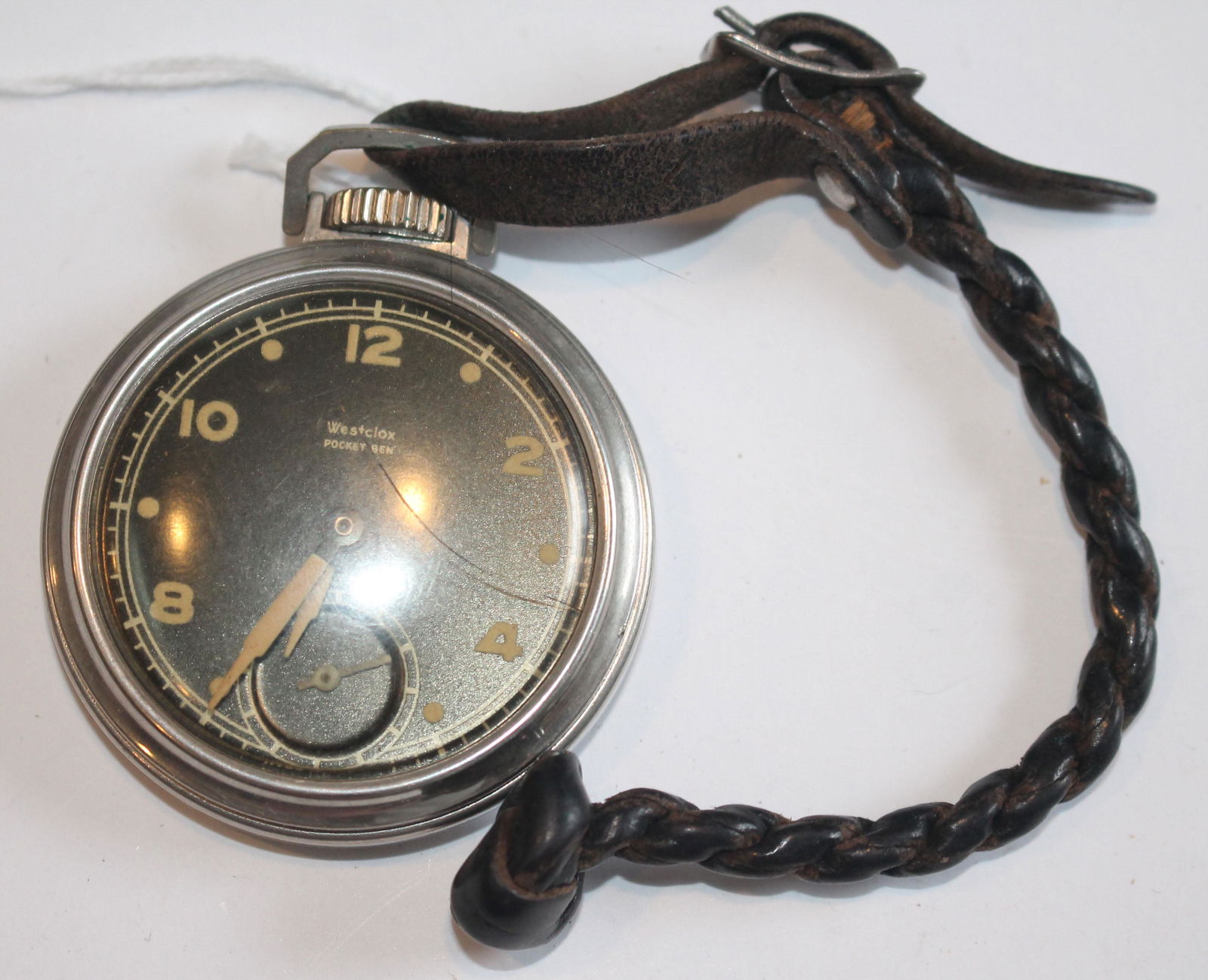 Westclox "Pocket Ben" pocket watch in orig box (1 of 3)