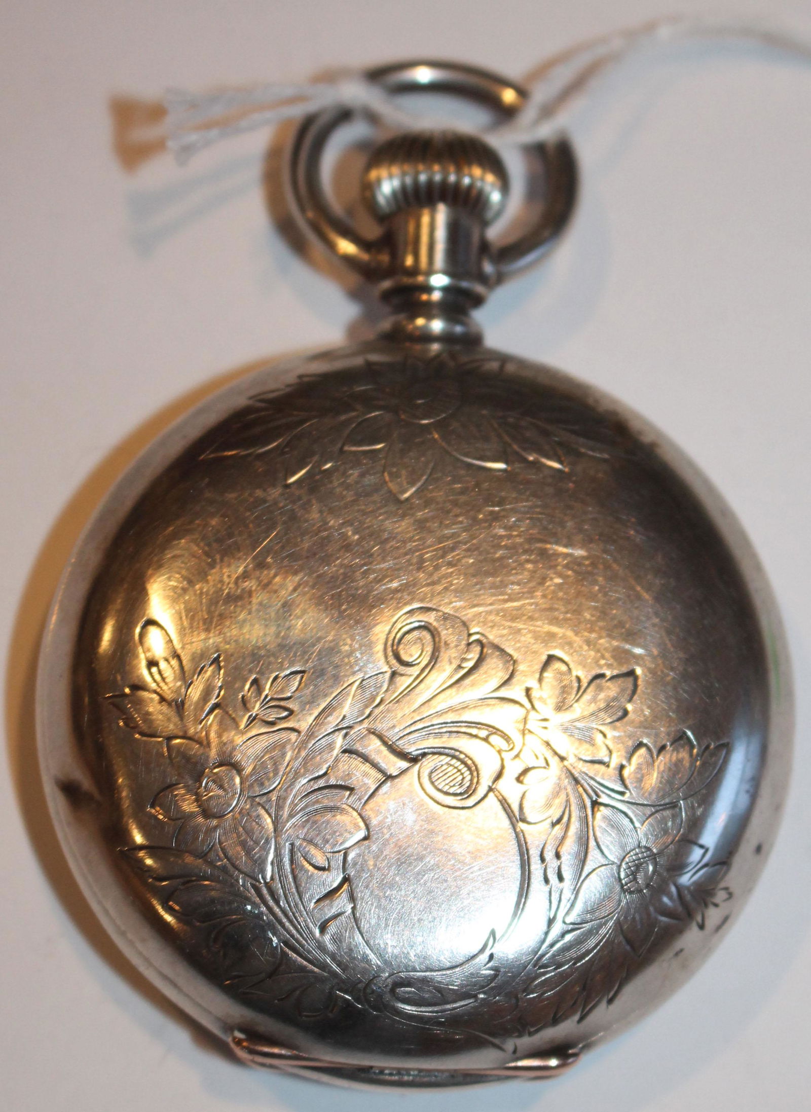 Rockford Watch Co ILL pocket watch in Waltham Coin: Rockford Watch Co ILL pocket watch in Waltham Coin silver case # 58151