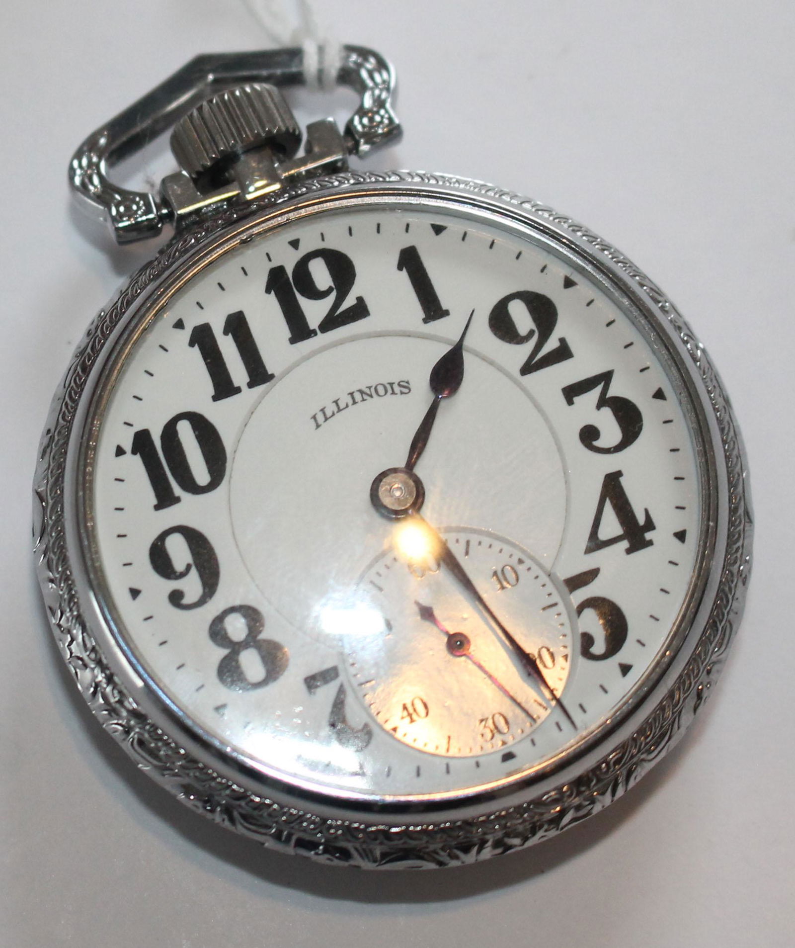 Illinois Watch Co 60 Hour Bunn Special salesman sample (1 of 2)