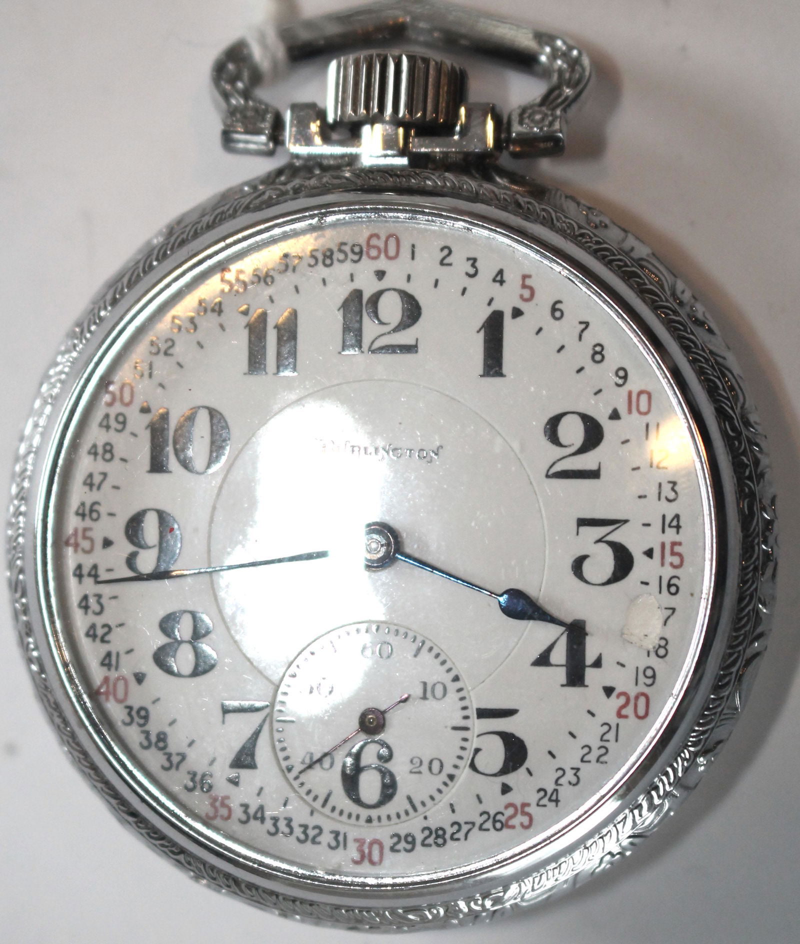 Burlington salesman sample 21 jewel pocket watch - No (1 of 2)