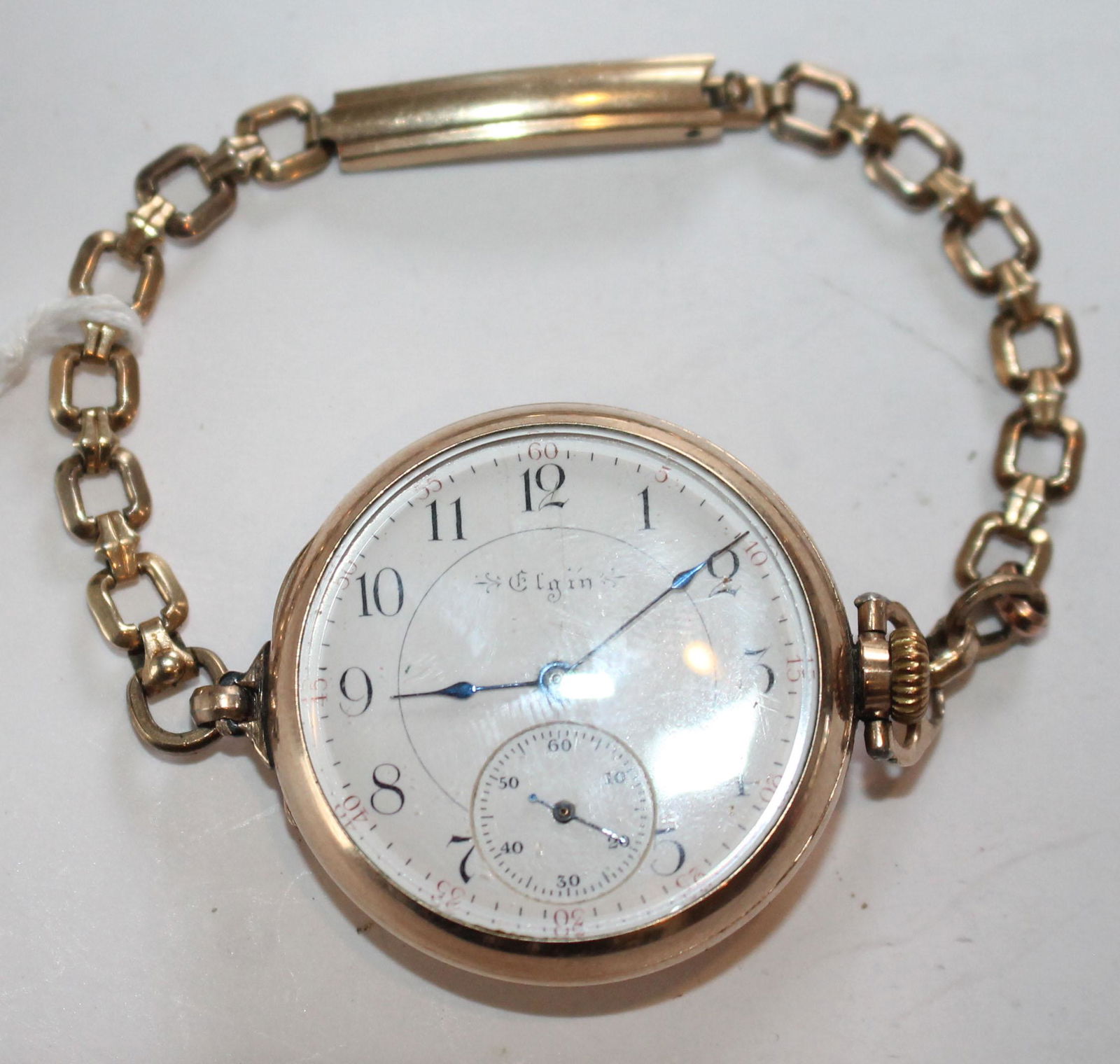 Elgin ladies wrist watch 10k gold filled case & 12k (1 of 4)