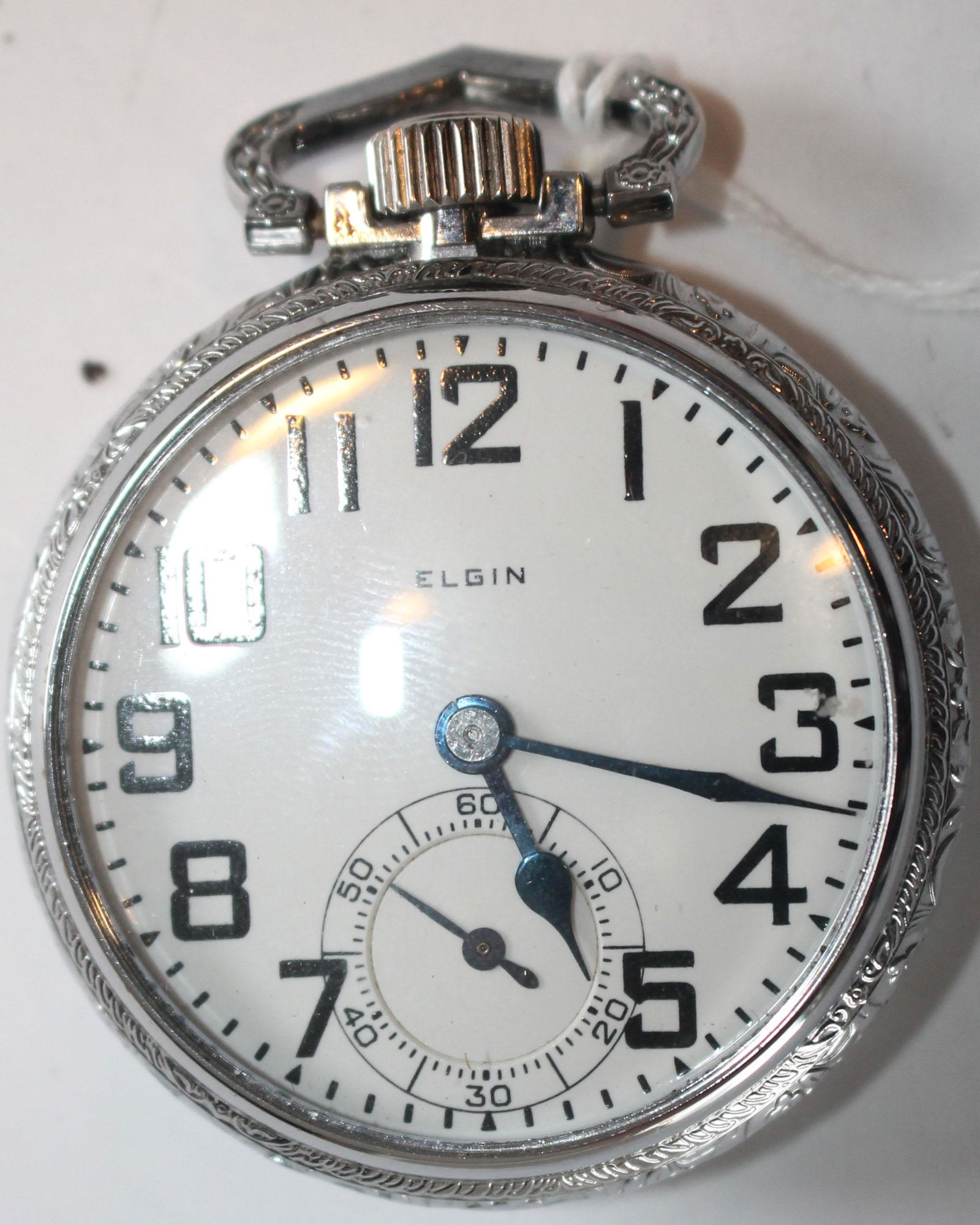 Elgin salesman sample B.W. Raymond 21 jewel pocket (1 of 2)