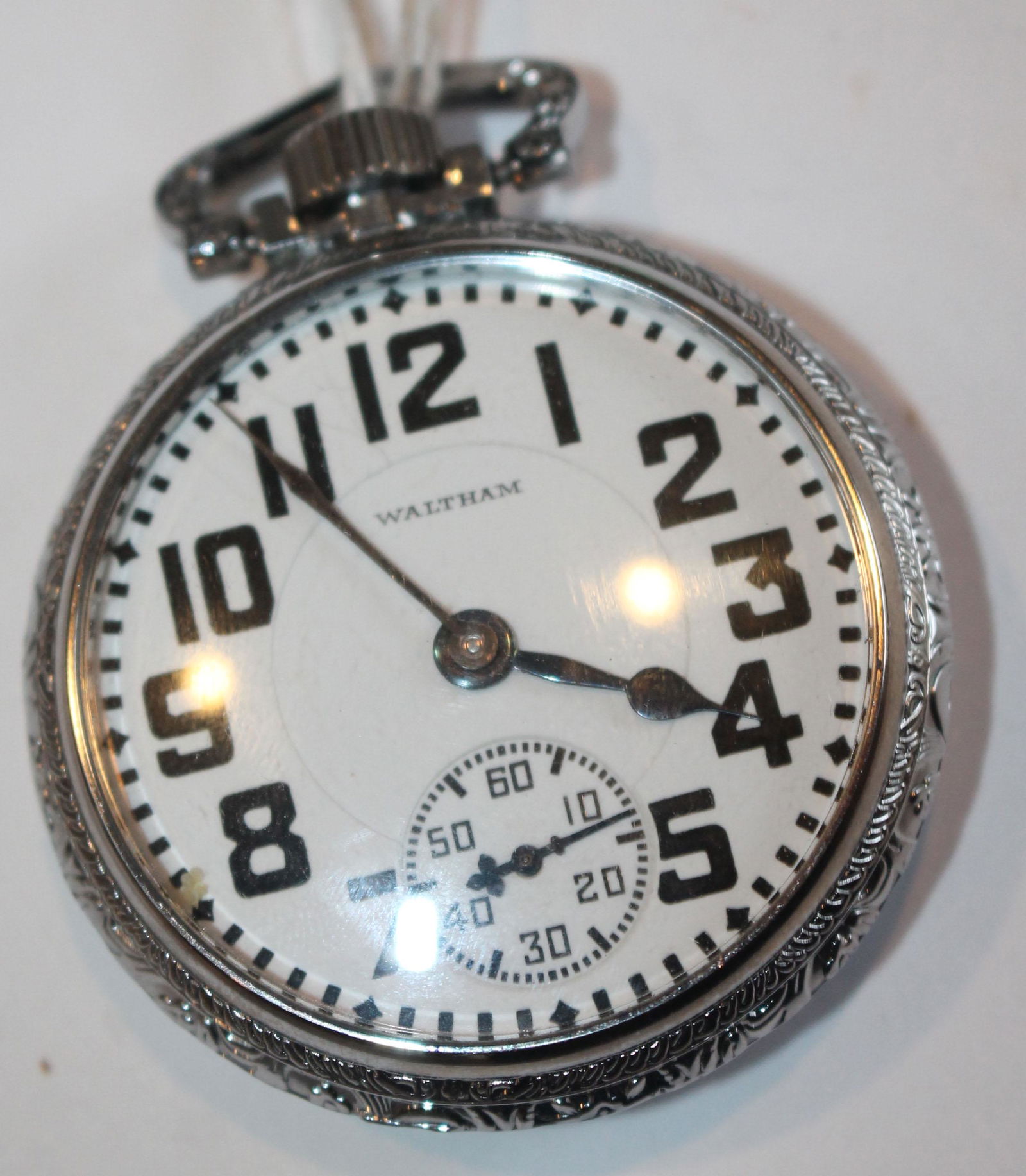 Waltham 21 jewel Crescent St salesman sample pocket (1 of 2)