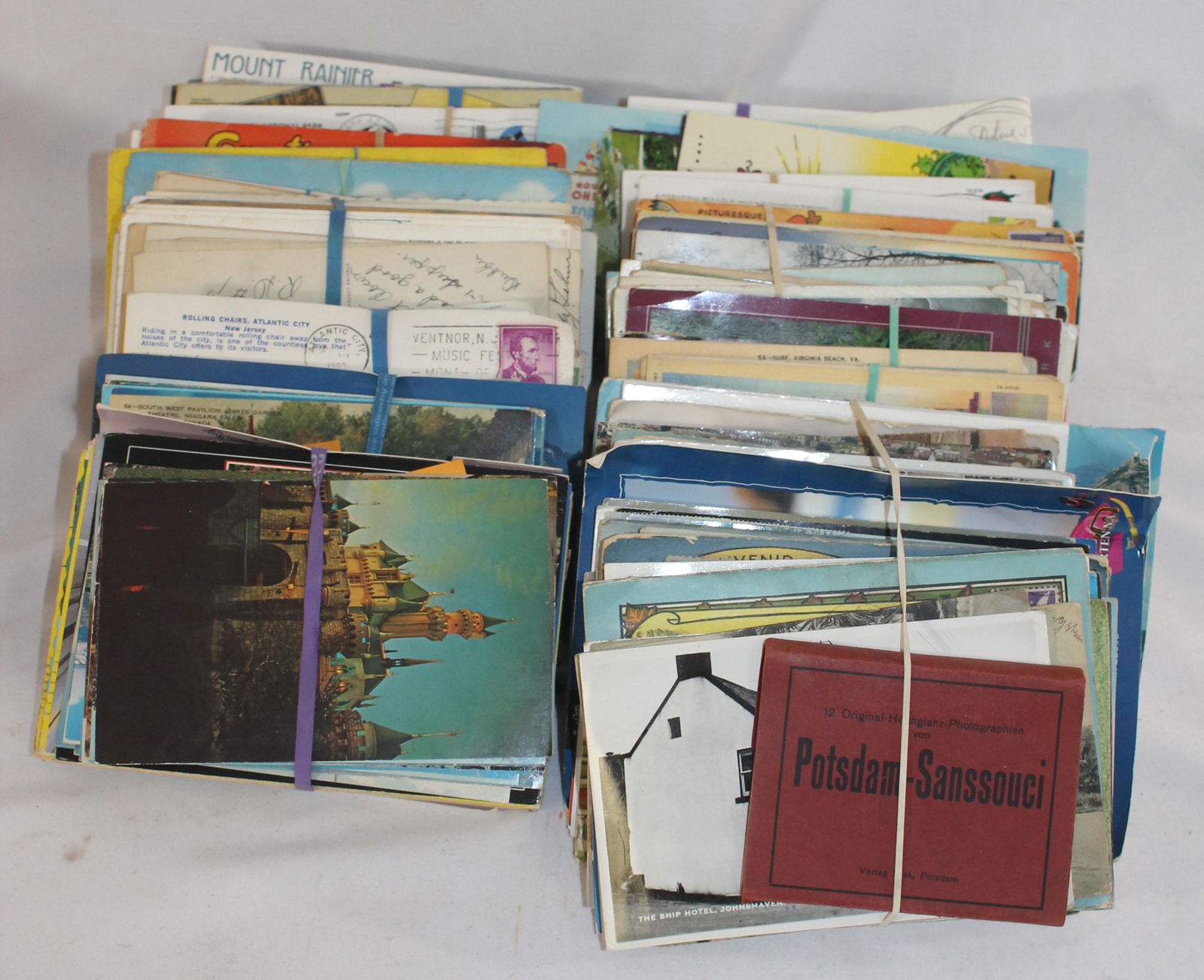 lg lot of Postcards from NY,NJ, FL, SC, NC, GA, MA, VT, (1 of 3)