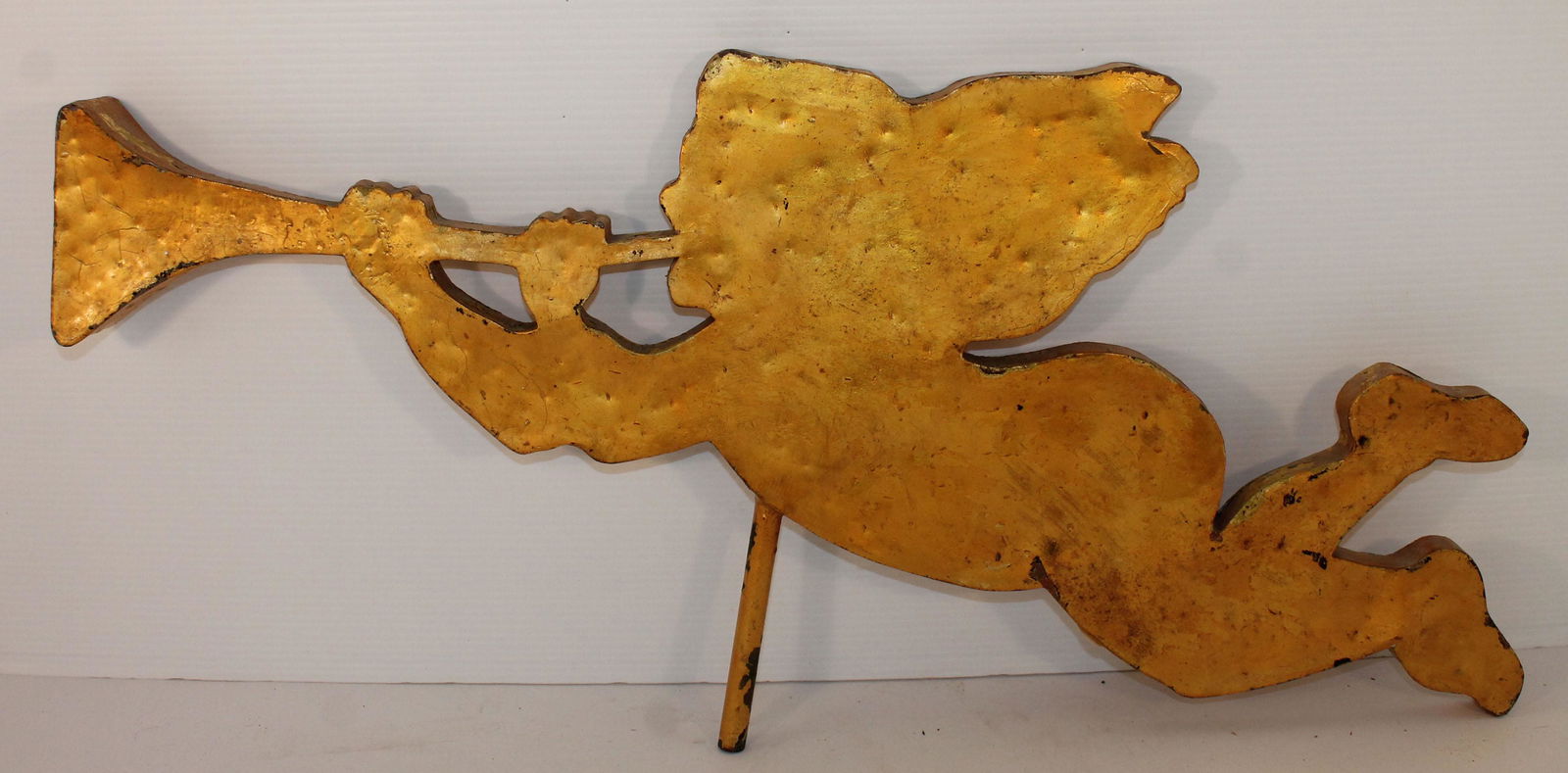Gabriel gilded weathervane from a Sanford, ME estate - (1 of 7)