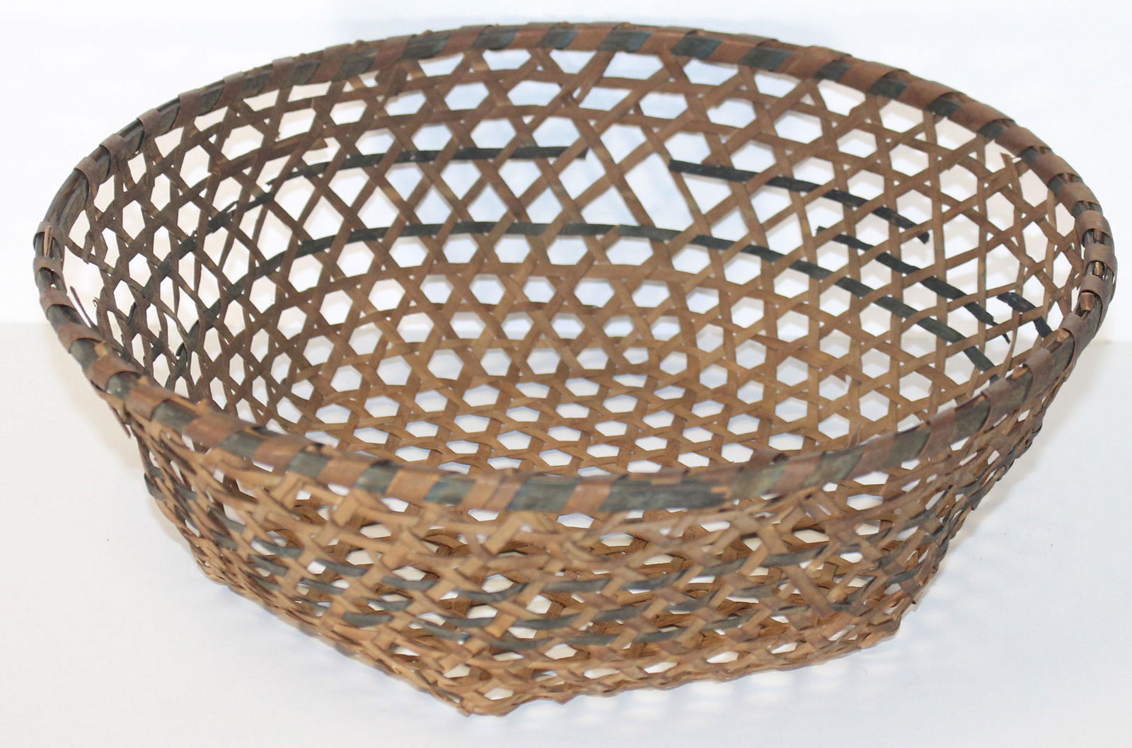 2 small antique cheese baskets - as found - 11" & 11 (1 of 8)