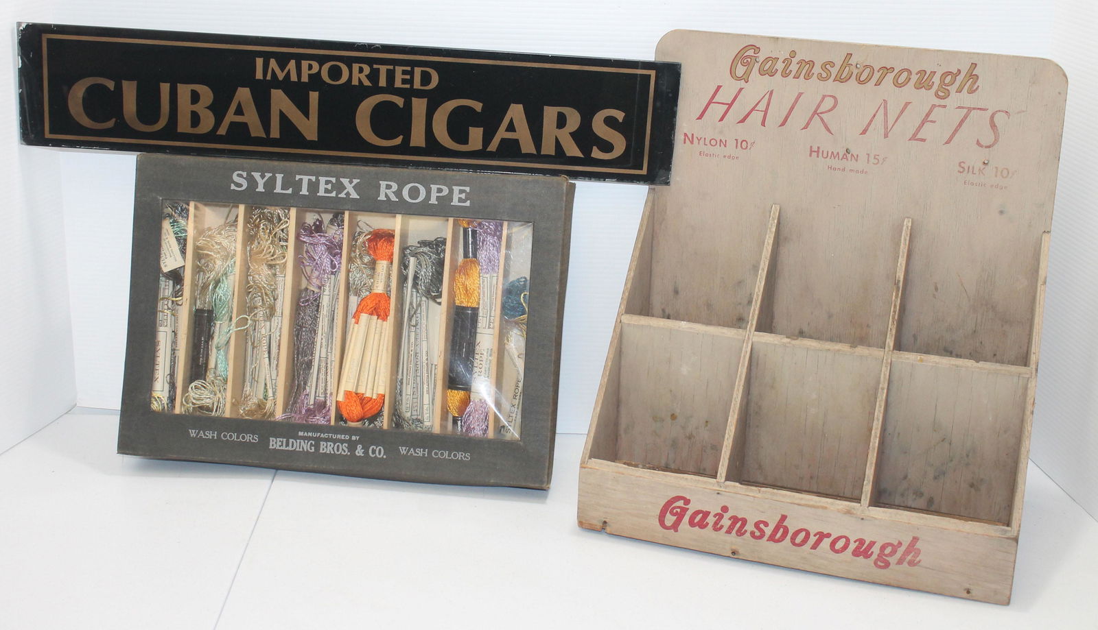 3 piece advertising lot incl Vintage Cuban Cigar (1 of 6)