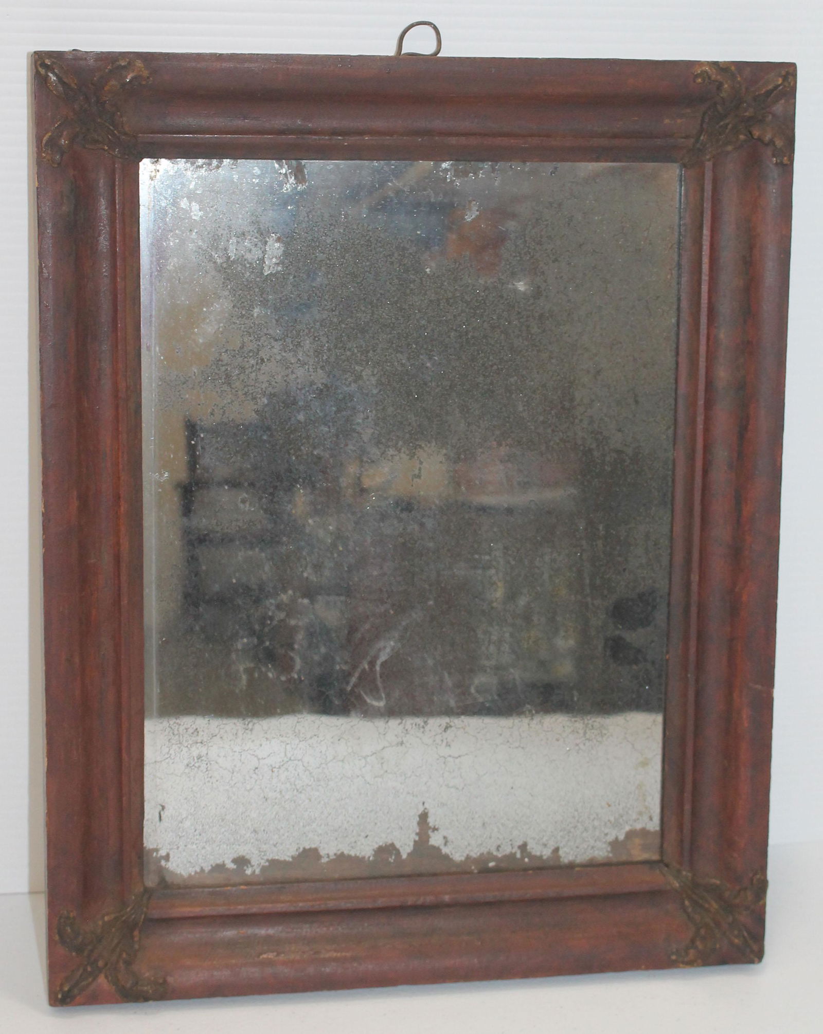 Early Federal mirror w gesso corner decorations - 14 (1 of 3)