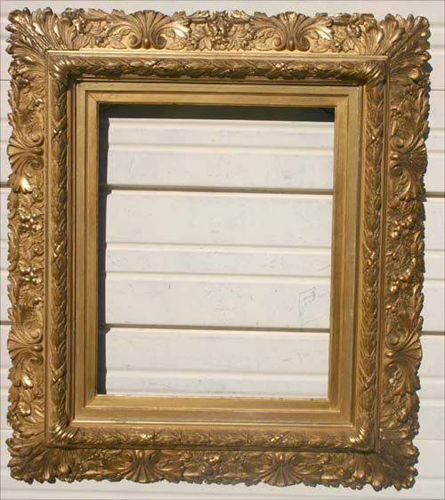 9 very ornate antique applied gold gilt antique frame