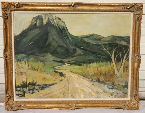 Charles Levier 36x48 o/c "Le Mont Charbon": Charles Levier 36x48 o/c "Le Mont Charbon"