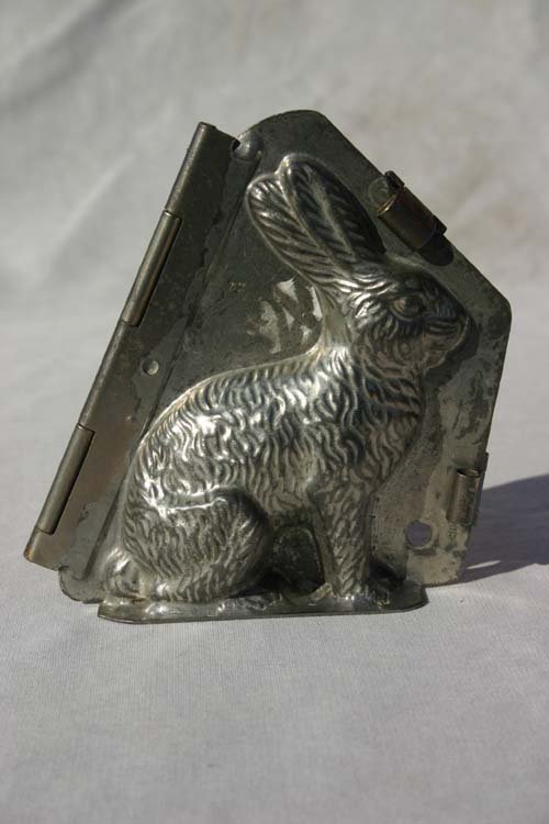 German Easter Rabbit form 2 pc chocolate mold ca : German Easter Rabbit form 2 pc chocolate mold ca 1930