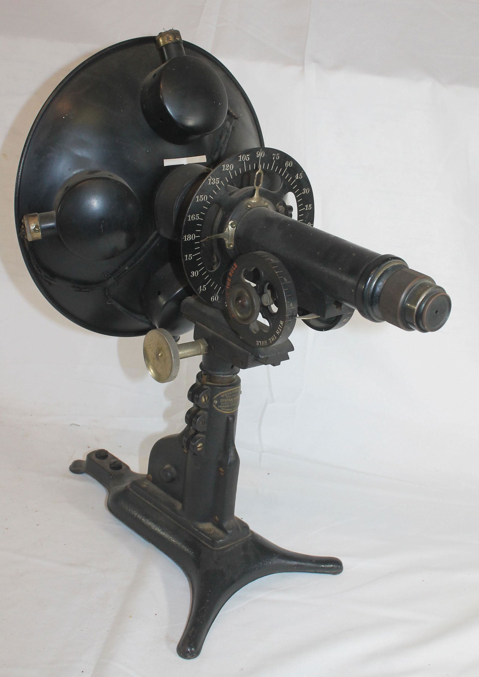Antique Wellsworth Opthalmometer pat date Dec 3, 1912 (1 of 5)