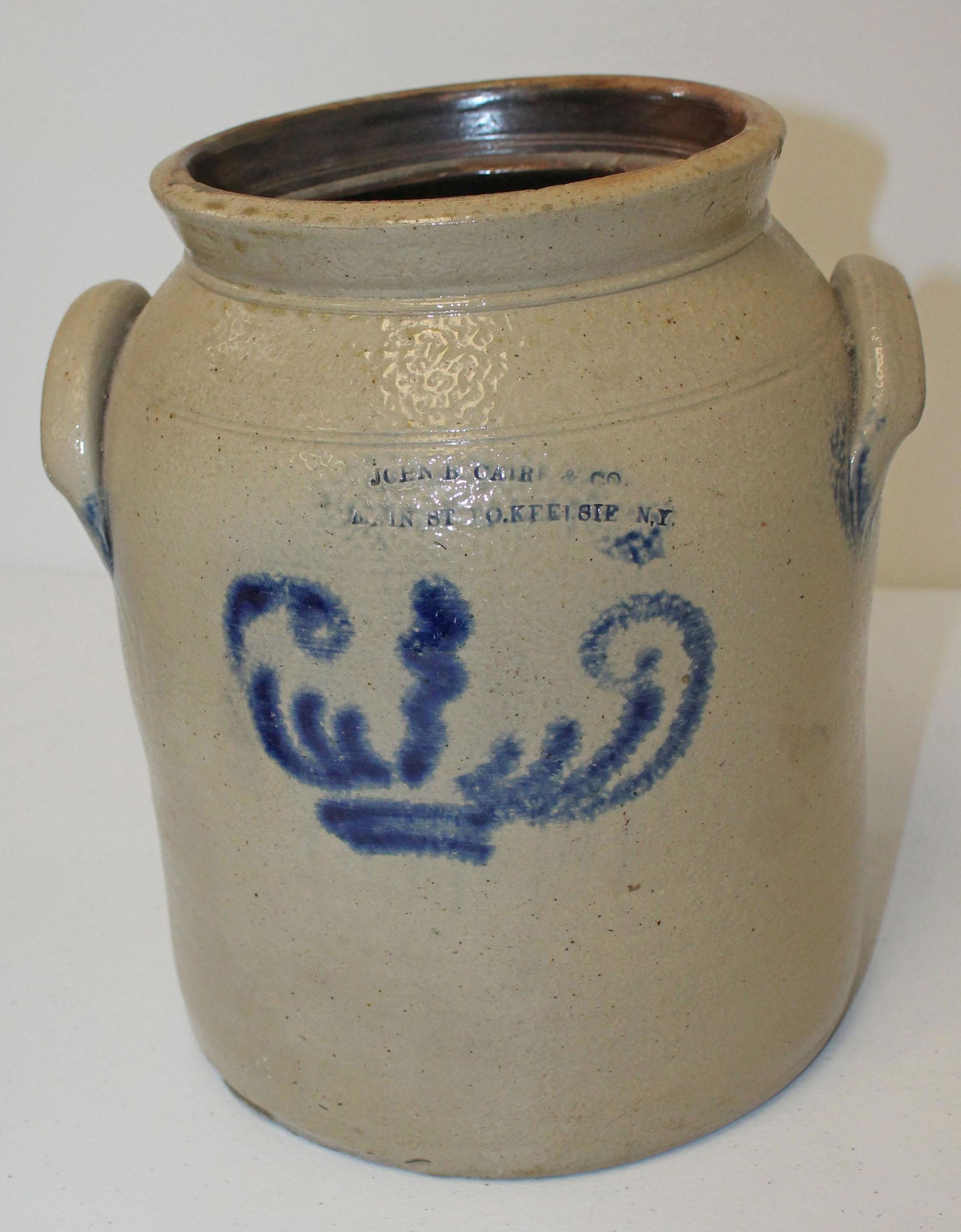 Antique John B Caire & Co Poughkeepsie, NY salt glaze (1 of 7)