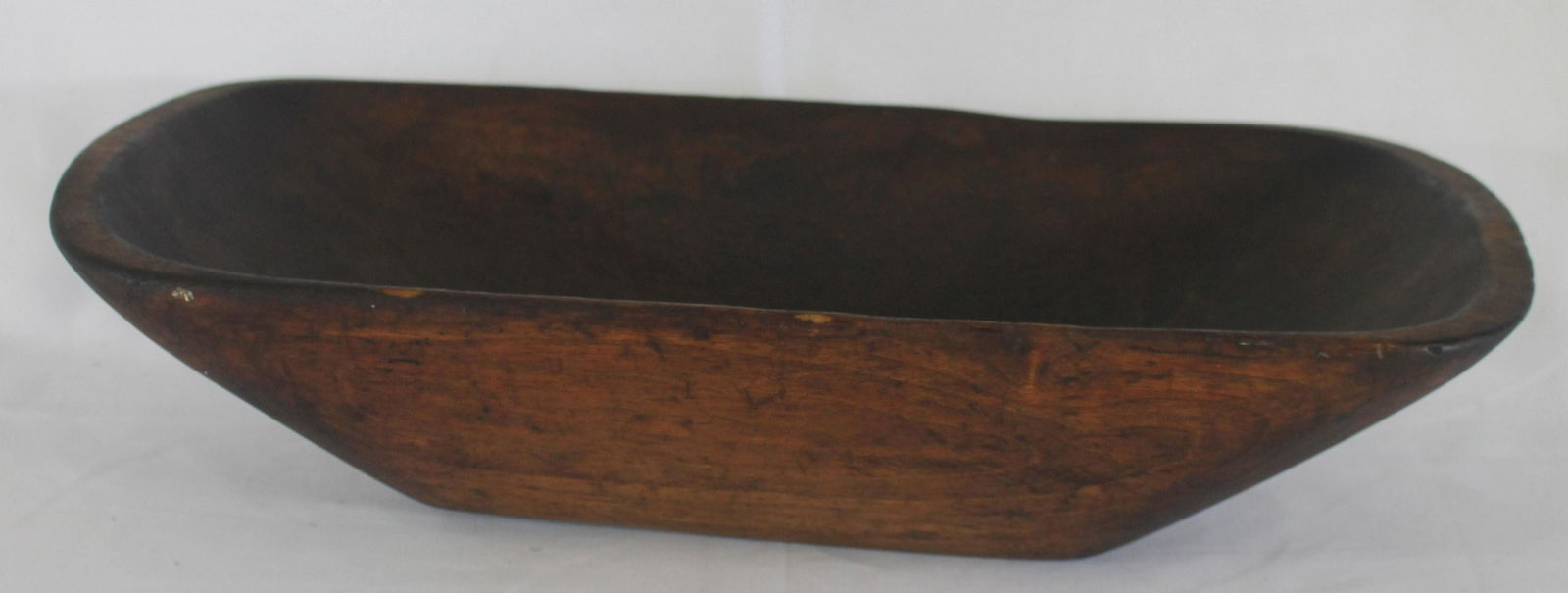 Antique trencher in old surface - 18 3/4" x 9 1/2" x 4 (1 of 5)