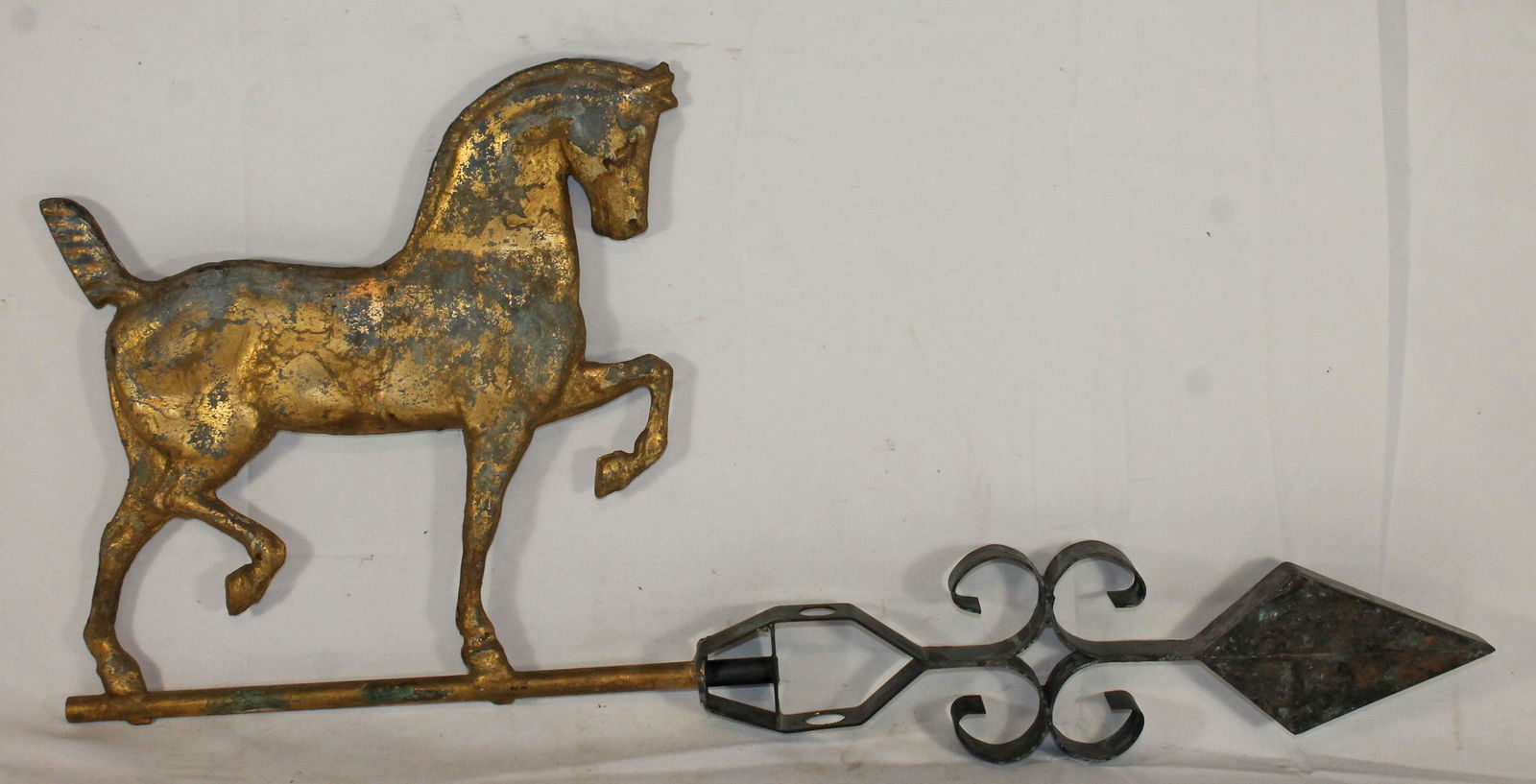 Very rare zinc diminutive hackney horse weathervane (1 of 11)