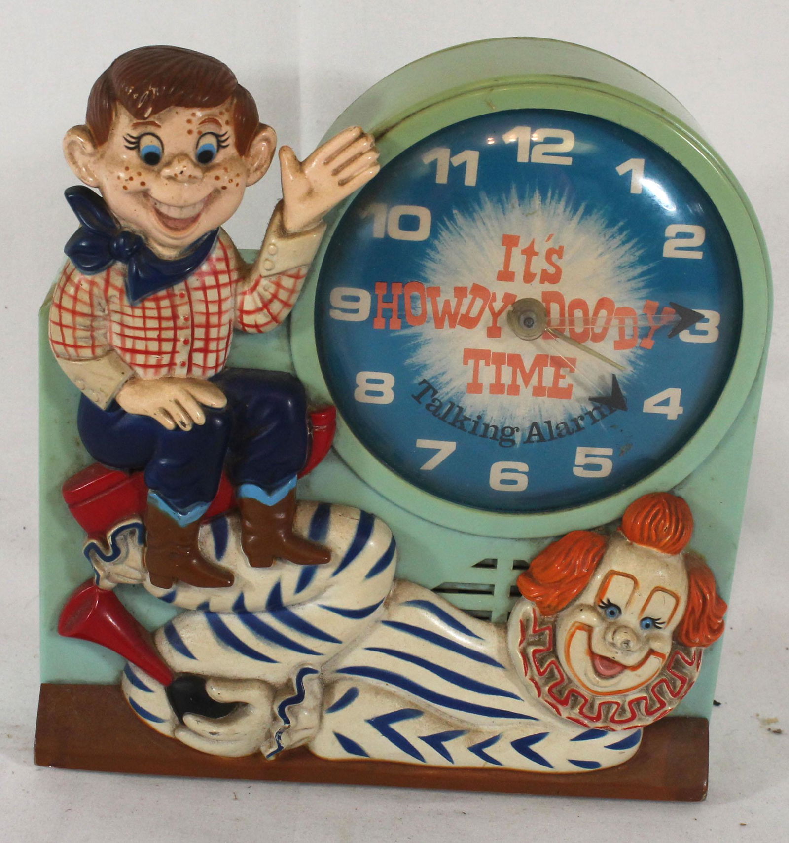 Vintage Howdy Doody clock - 7" tall (1 of 5)