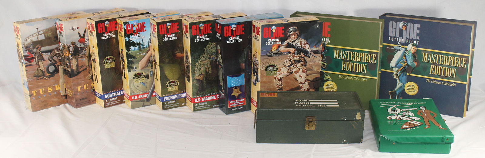 Large lot of orig boxed GI Joe Special Edition dolls - (1 of 20)