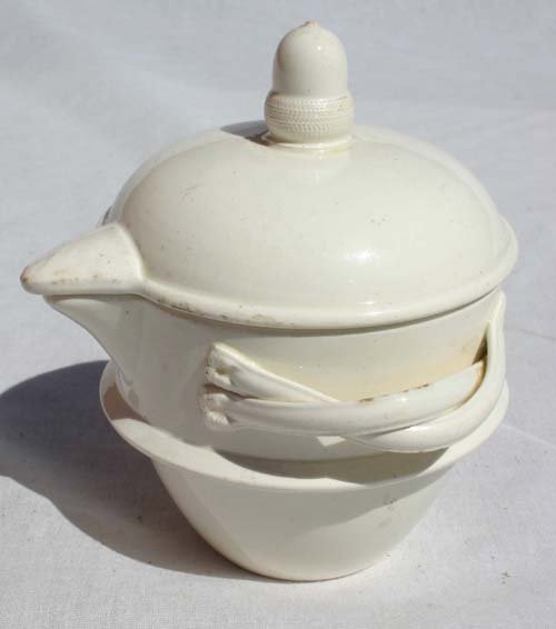 18thC Wedgwood creamware creamer - 5 1/2" tall: 18thC Wedgwood creamware creamer - 5 1/2" tall