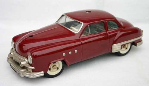Schuco tin wind up car - 9" long: Schuco tin wind up car - 9" long
