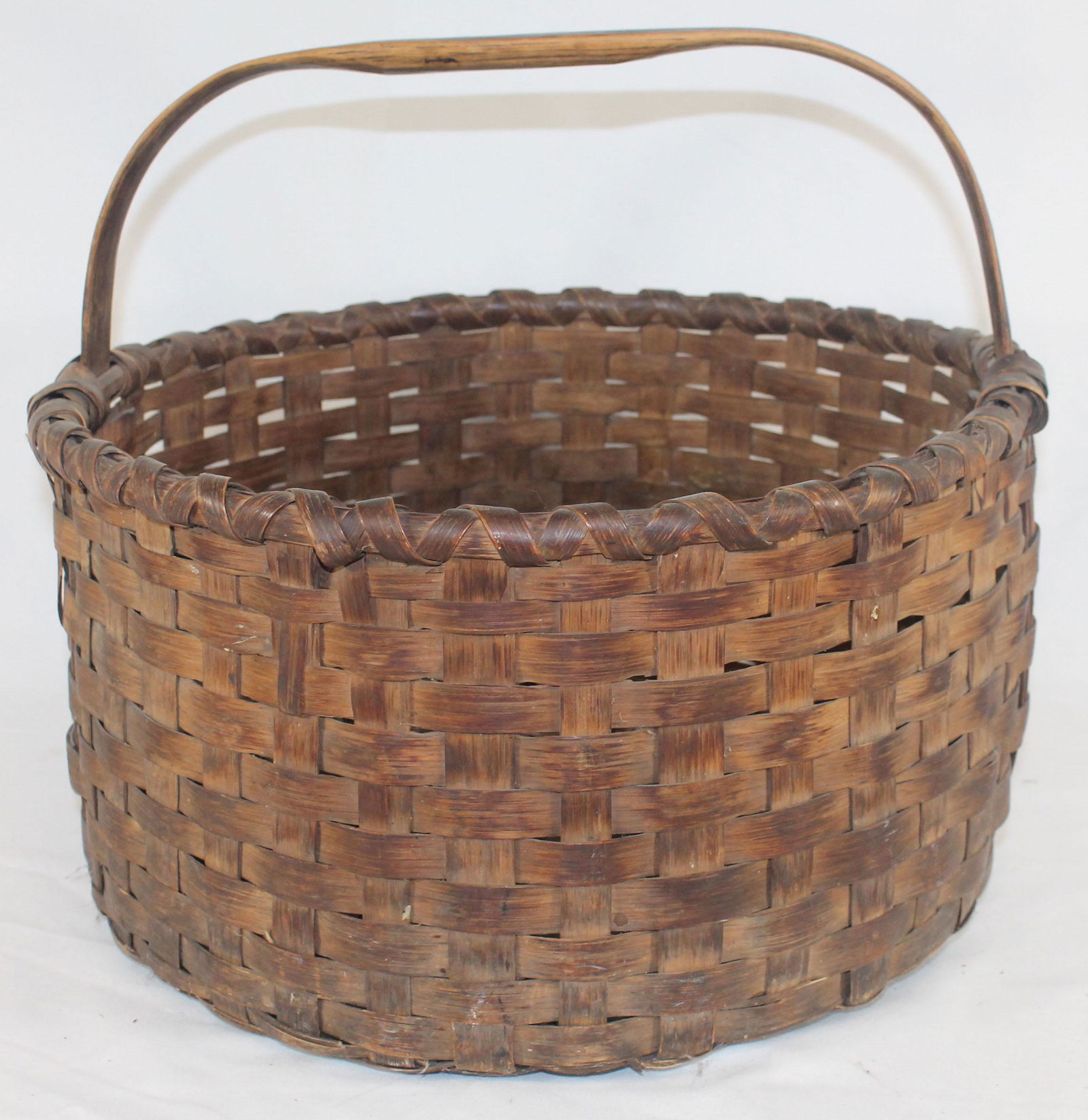 Gathering basket w fixed handle - overall height 13" (1 of 6)