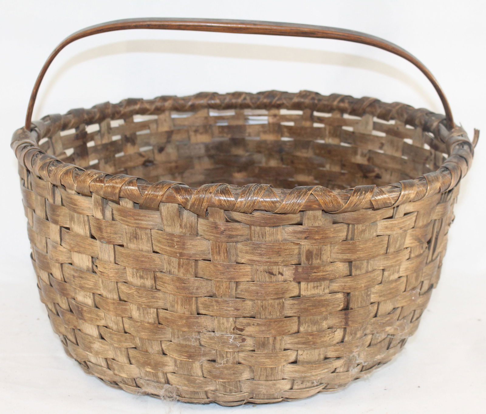 Gathering basket w fixed handle - overall height 13" (1 of 6)
