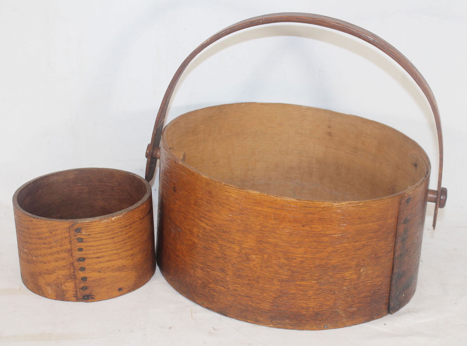 2 wooden items incl a swing handled pantry box (no lid) (1 of 7)