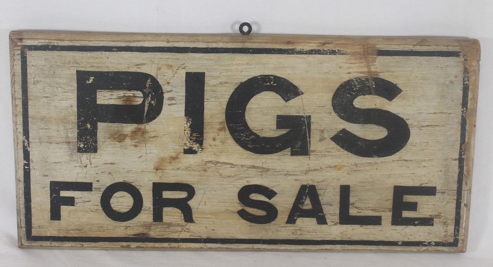 Wooden painted sign "Pigs For Sale" - 10 1/2"x22" (1 of 6)