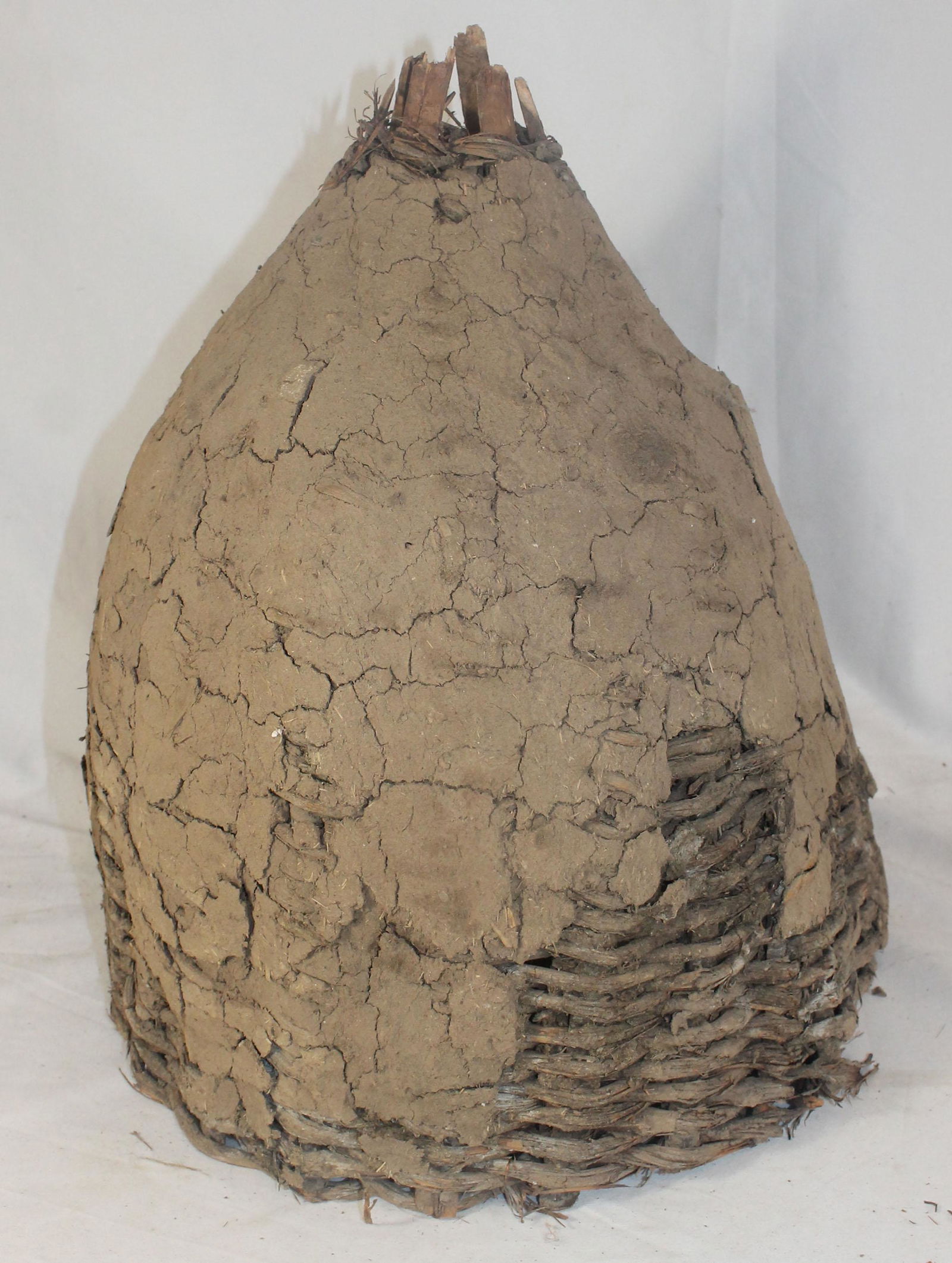 Mid covered Bee Skep - probably European - approx 17 (1 of 5)