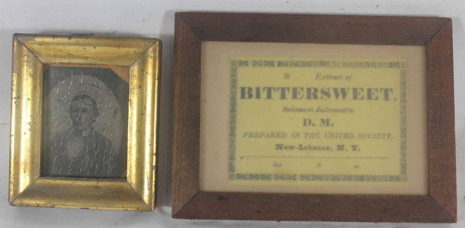 Diminutive framed lot incl print of a gentleman on (1 of 5)