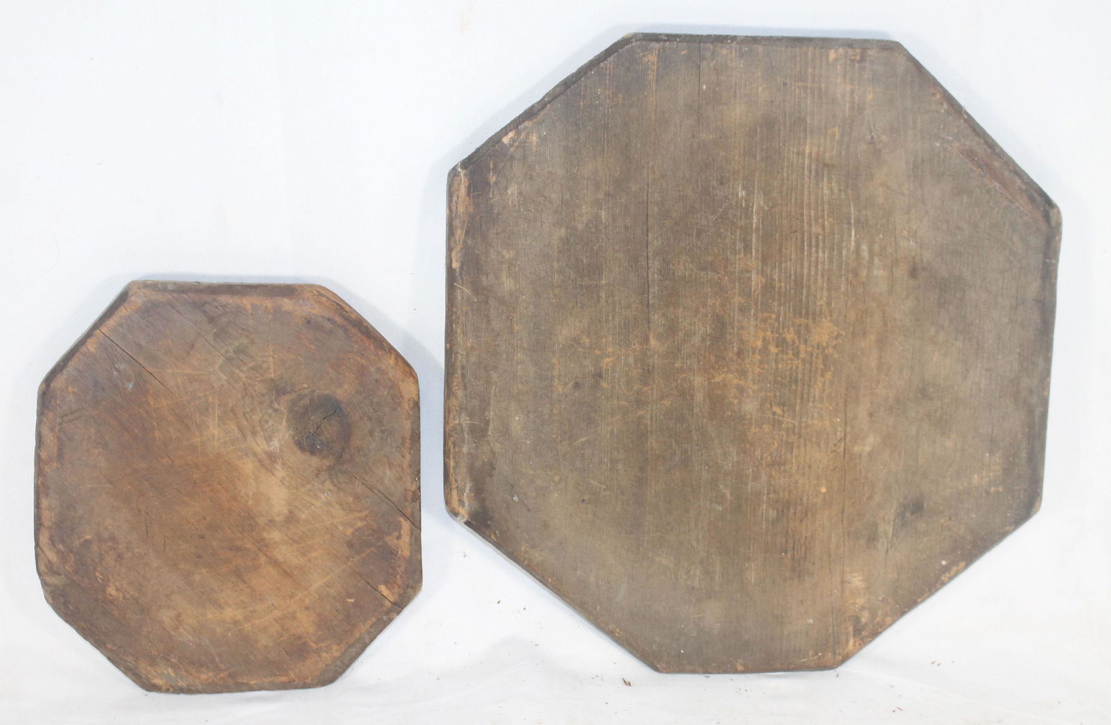 2 octagonal shaped small cutting boards - 8 1/2" x 7 (1 of 5)