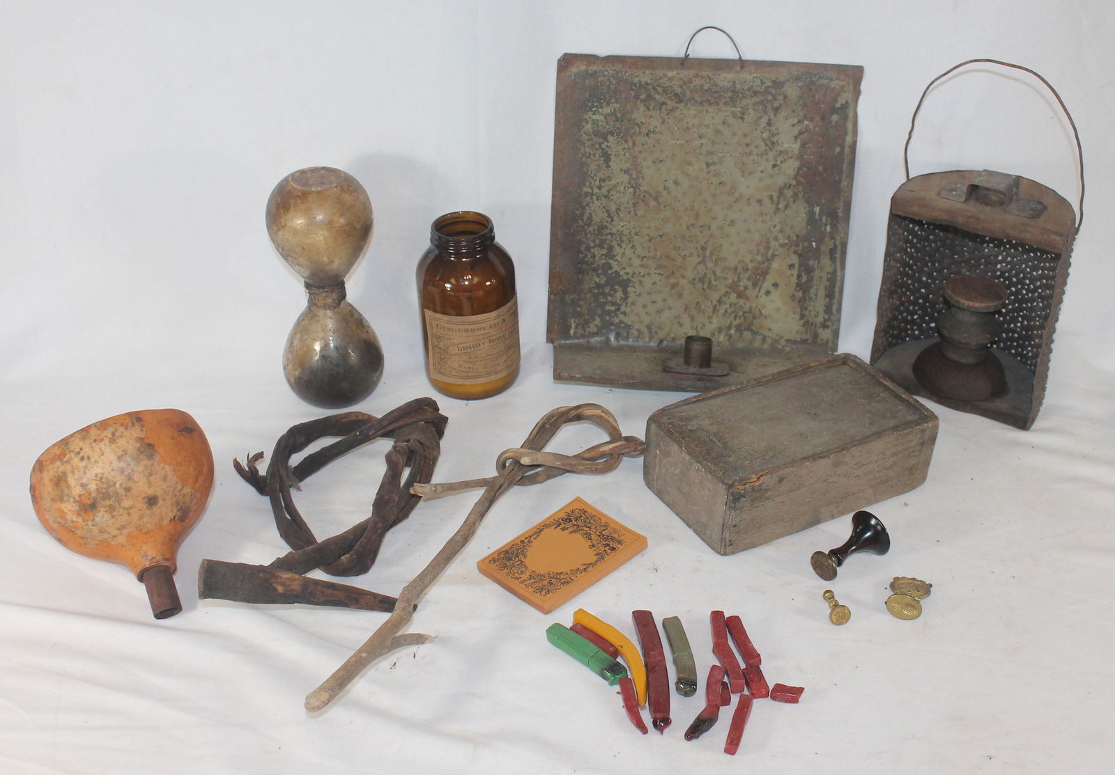 Contemporary to vintage primitive make-do lot incl (1 of 12)