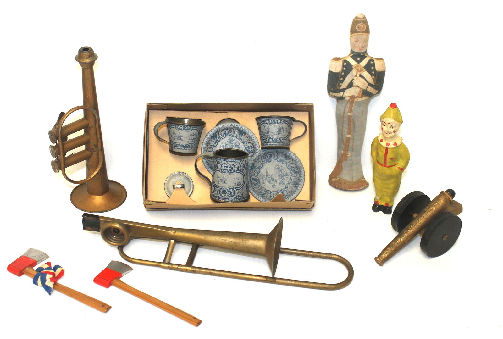 Collection of early -mid 20thC toys incl toy soldier, (1 of 13)