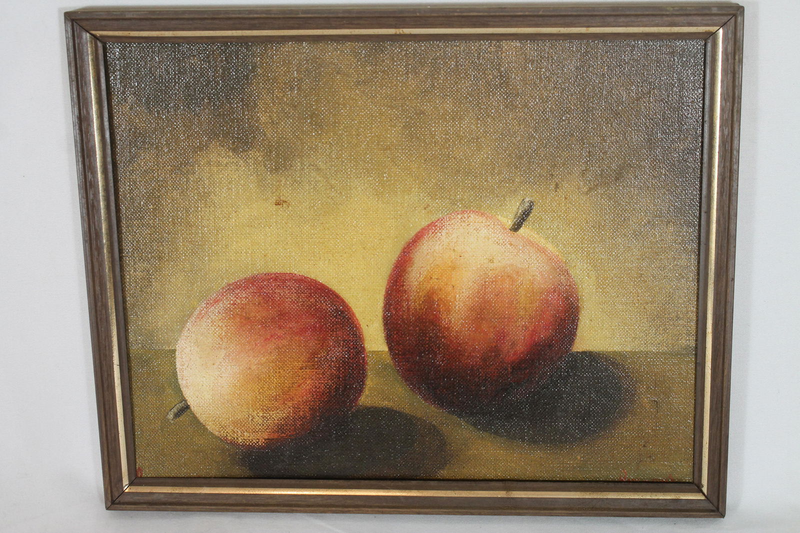 Small o/bd still life of apples sgnd Raymond - 8"x10" (1 of 7)