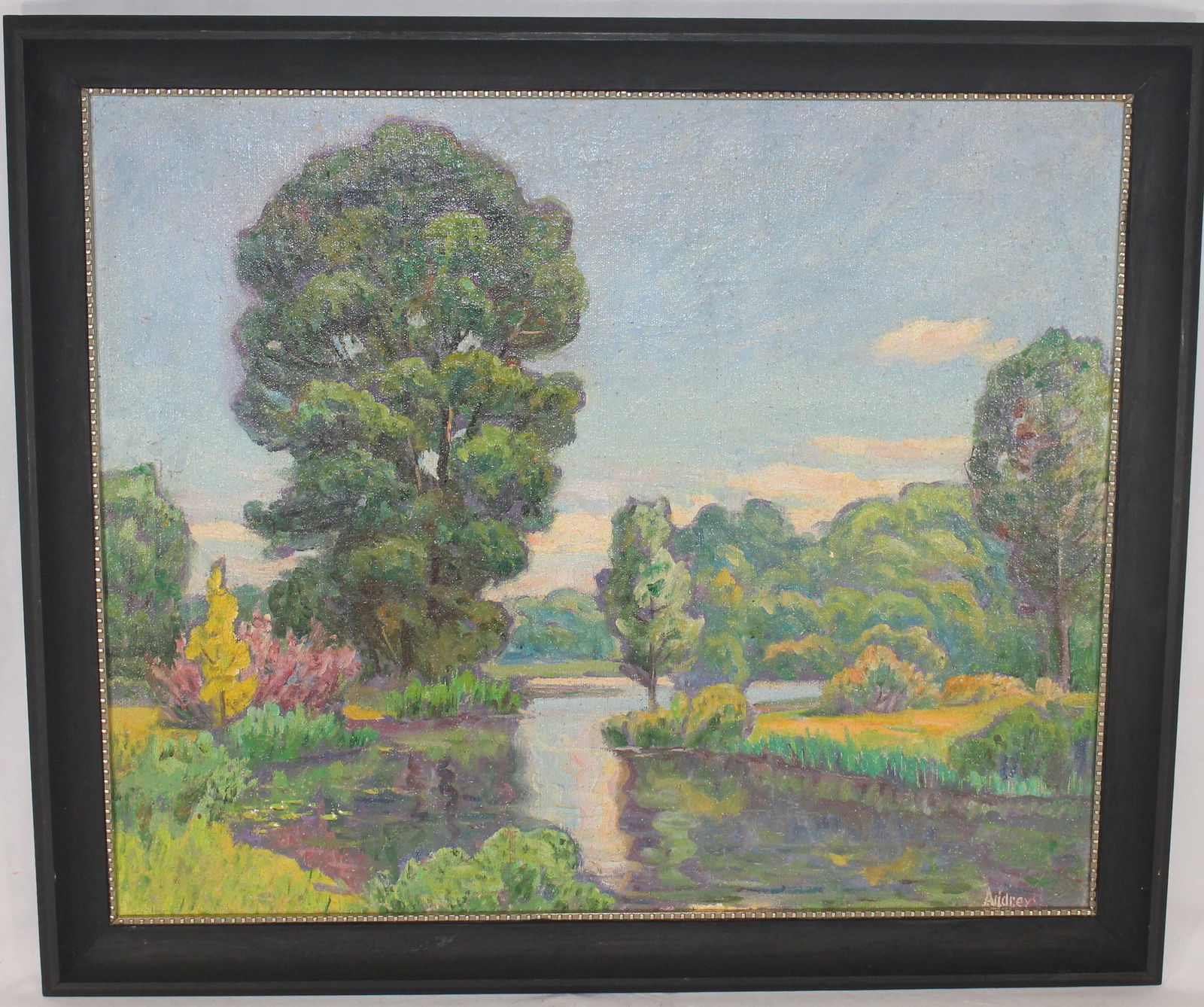 Sgnd Andrey 20"x24" o/c vibrant summer landscape (1 of 6)