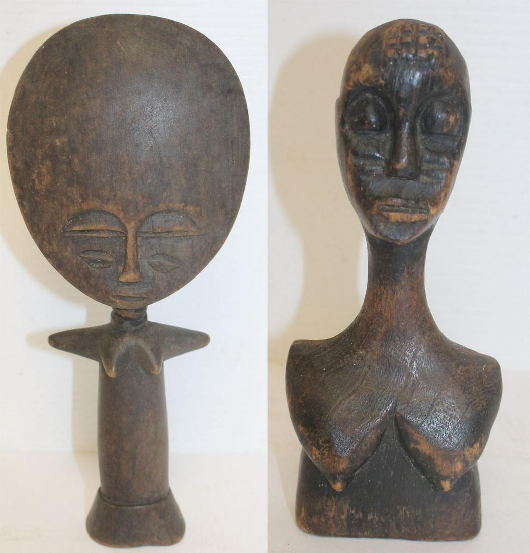 2 antique hand carved African fertility figures - 10 (1 of 7)