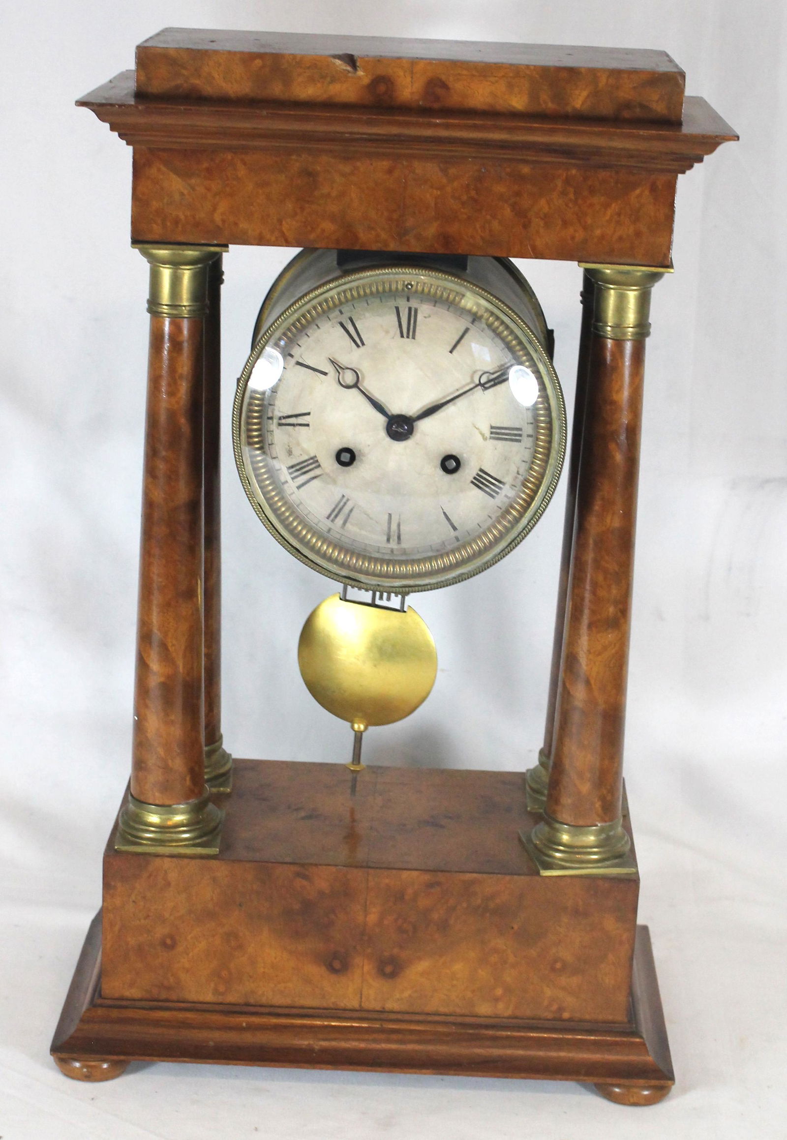English mantle clock - 16 1/2" tall (1 of 3)