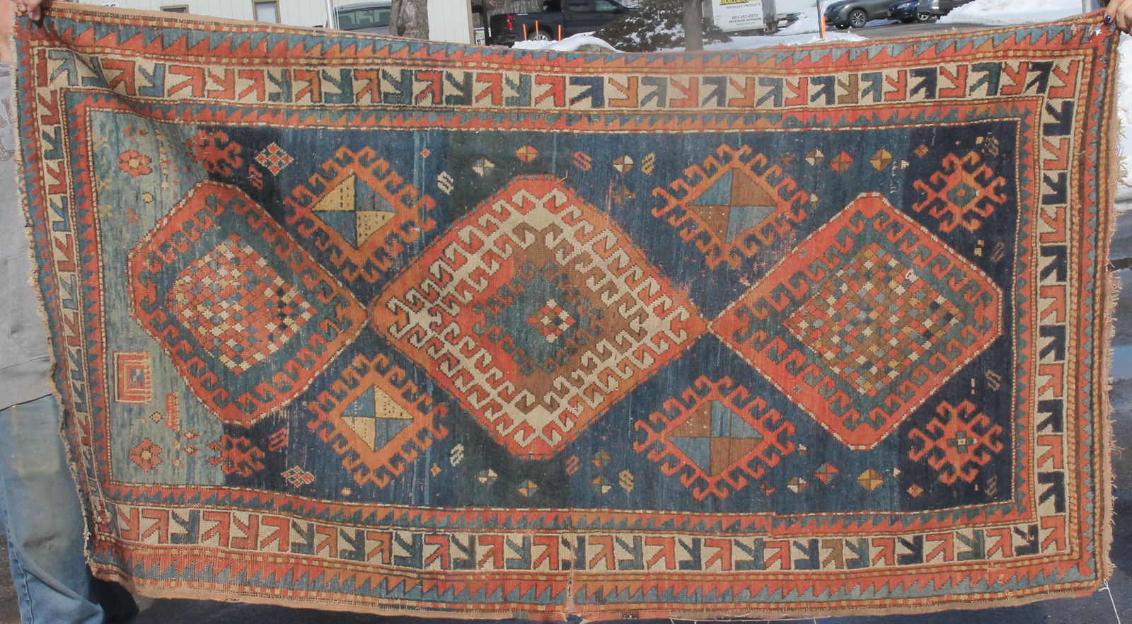 4'9"x6'10" Oriental area rug (1 of 7)