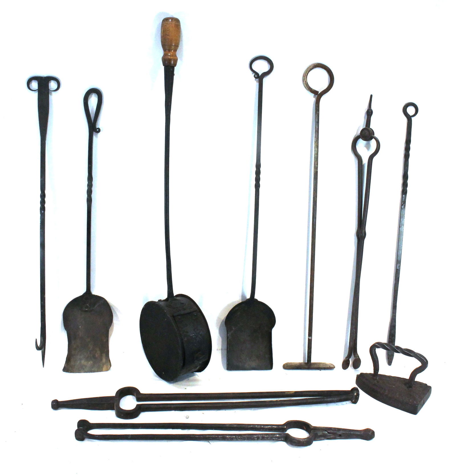 Large lot of fireplace tools & implements (1 of 6)
