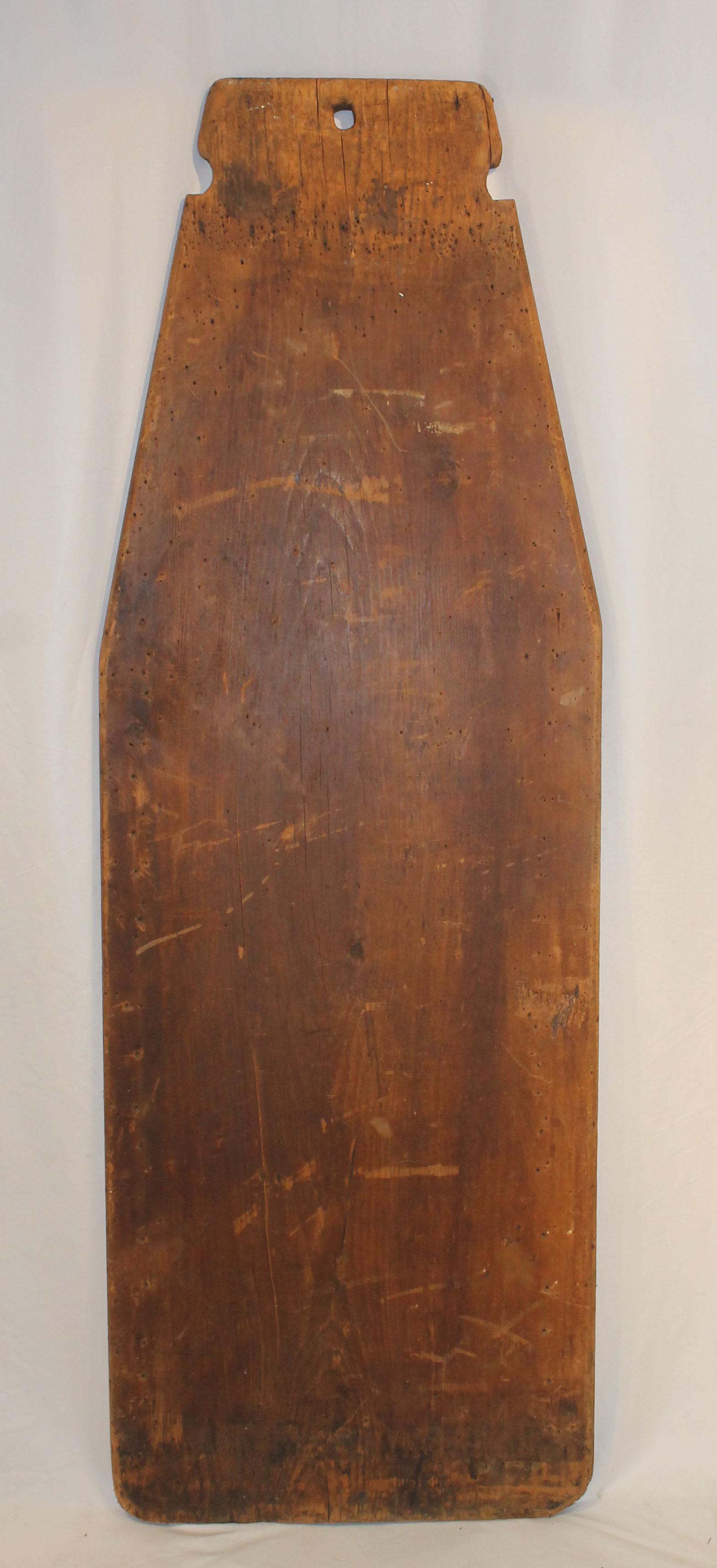 Early 1 board stretcher or ironing board - 60" tall x 20 1/2" wide (1 of 5)