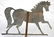 117: early 20thC American Mid West sheet iron horse wea - 2