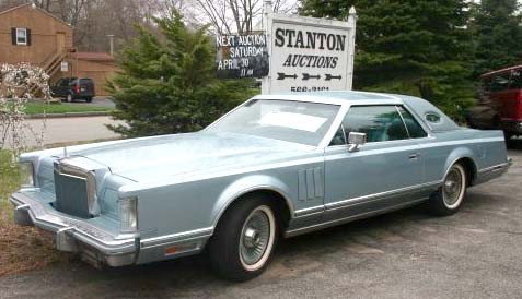 1978 Lincoln Mark V Diamond Jubilee 2dr coupe