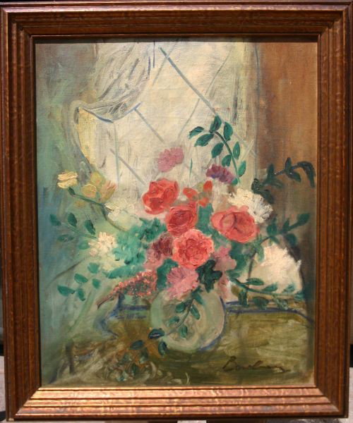 Ludwig Bemelmans (1898-1962) 20x16 o/c still life: Ludwig Bemelmans (1898-1962) 20x16 o/c still life