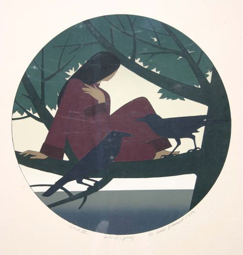Will Barnet dated 1980 artist proof litho "Circe I: Will Barnet dated 1980 artist proof litho "Circe II" - 31"x24"