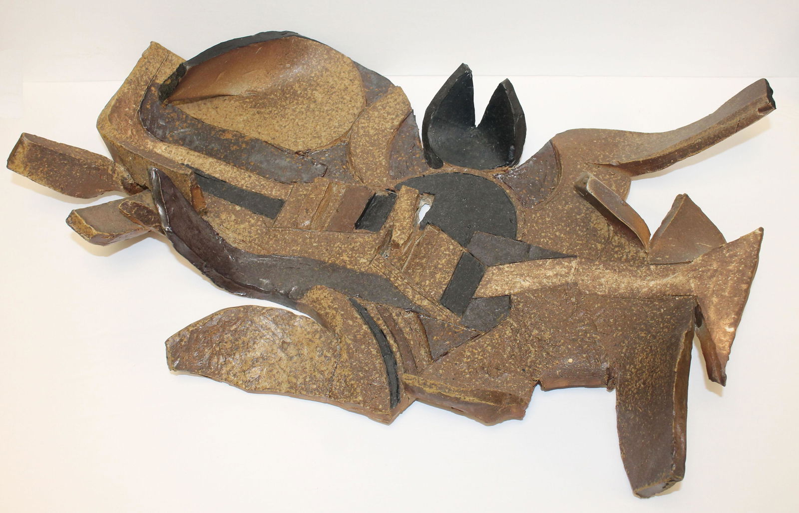 Dmitri Hadzi Mid-Century Modern ceramic sculpture - repaired - approx 22"x13" (1 of 8)