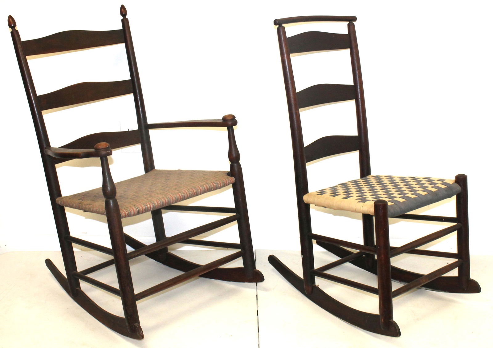 2 Shaker rockers w tapes seats - marked #3 & #4 (1 of 9)