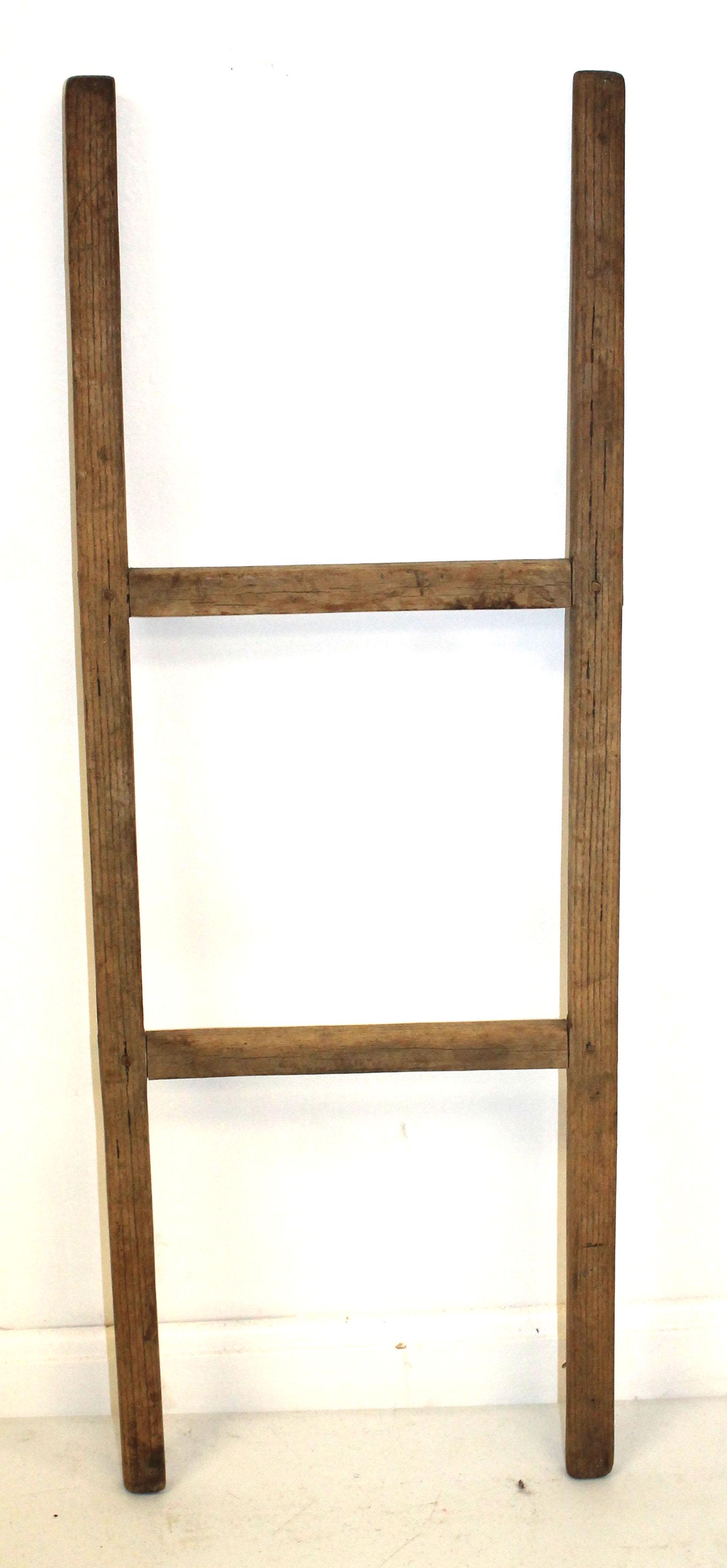 Primitive antique wooden cheese ladder - 30" x 11" (1 of 2)